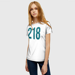 Футболка женская Squid game - Чхо Сан Воо 218, цвет: 3D-принт — фото 2