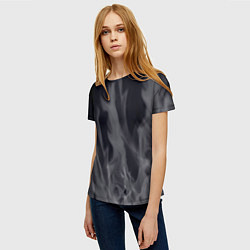 Футболка женская Белое пламя, цвет: 3D-принт — фото 2