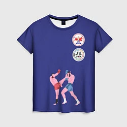Футболка женская Muay Thai Russia, цвет: 3D-принт