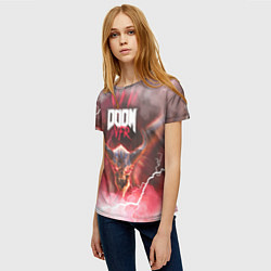 Футболка женская DOOM VFR VR FAN GAME, цвет: 3D-принт — фото 2