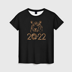 Футболка женская 2022 Tiger Bronze Theme, цвет: 3D-принт