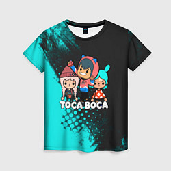 Футболка женская Toca Boca Рита и Леон, цвет: 3D-принт