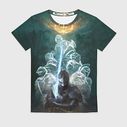 Футболка женская Elden Ring рыцарь и предшественники серии Souls El, цвет: 3D-принт