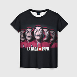 Женская футболка LA CASA DE PAPEL BELLA CIAO БУМАЖНЫЙ ДОМ