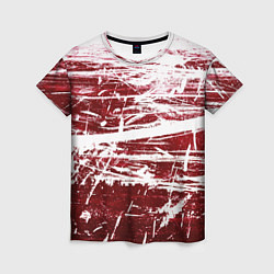 Футболка женская CRAZY RED, цвет: 3D-принт