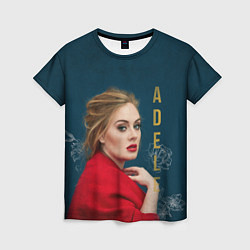 Футболка женская Portrait Adele, цвет: 3D-принт