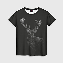 Женская футболка DEER POLYGONS