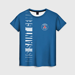 Футболка женская PSG PARIS SAINT GERMAIN WHITE LINE SPORT, цвет: 3D-принт