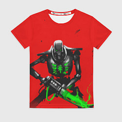 Футболка женская Воин некрона, цвет: 3D-принт