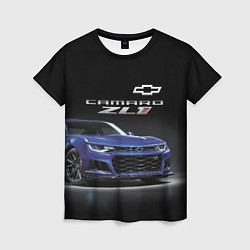 Футболка женская Chevrolet Camaro ZL1 Motorsport, цвет: 3D-принт