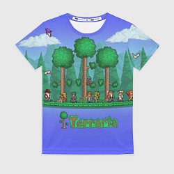 Футболка женская Лесок из Террарии, цвет: 3D-принт