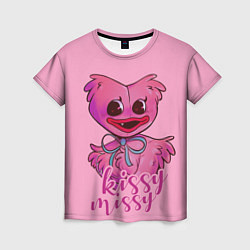 Футболка женская Pink Kissy Missy, цвет: 3D-принт