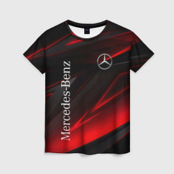 Футболка женская Mercedes-Benz Геометрия, цвет: 3D-принт