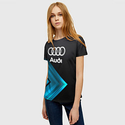 Футболка женская Audi Sport, цвет: 3D-принт — фото 2
