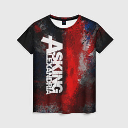 Футболка женская Asking Alexandria British, цвет: 3D-принт