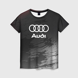 Футболка женская Audi туман, цвет: 3D-принт