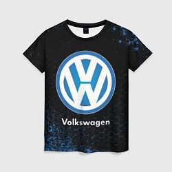 Футболка женская Volkswagen - Объемный, цвет: 3D-принт