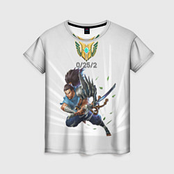 Футболка женская Yasuo Meme, цвет: 3D-принт