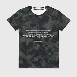 Футболка женская ARMY NOW, цвет: 3D-принт