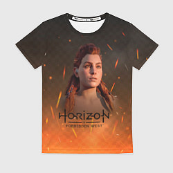 Футболка женская Horizon Forbidden West: Fire, цвет: 3D-принт