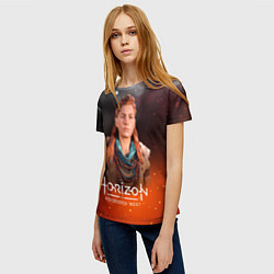 Футболка женская Horizon Fire Aloy, цвет: 3D-принт — фото 2