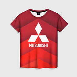 Футболка женская Митсубиси mitsubishi, цвет: 3D-принт