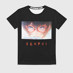 Футболка женская Senpai art, цвет: 3D-принт