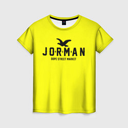 Футболка женская Узор Yellow Jorman Air Dope Street Market, цвет: 3D-принт