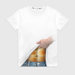 Футболка женская Мучные кубики, цвет: 3D-принт