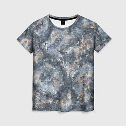 Футболка женская Камуфляж Паук Горы, цвет: 3D-принт