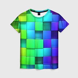 Футболка женская Color geometrics pattern Vanguard, цвет: 3D-принт