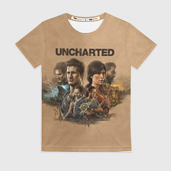 Футболка женская Uncharted Анчартед, цвет: 3D-принт