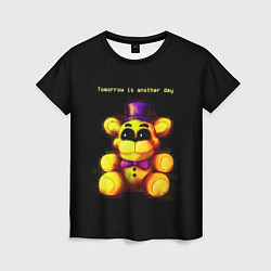 Футболка женская Five Nights at Freddys - мишка, цвет: 3D-принт