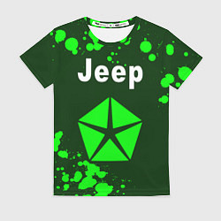 Футболка женская ДЖИП Краска, цвет: 3D-принт