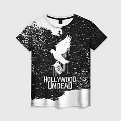 Футболка женская Hollywood Undead - CHAOS Out Now, цвет: 3D-принт