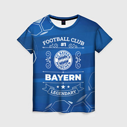 Футболка женская Bayern, цвет: 3D-принт