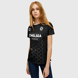 Футболка женская Chelsea Форма Champions, цвет: 3D-принт — фото 2