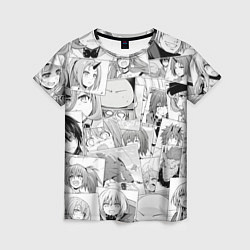 Женская футболка О моём происхождении в слизь pattern