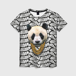 Футболка женская Panda Look, цвет: 3D-принт