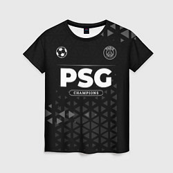 Футболка женская PSG Champions Uniform, цвет: 3D-принт