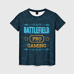 Футболка женская Игра Battlefield: PRO Gaming, цвет: 3D-принт