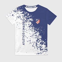 Футболка женская Atletico madrid football sport, цвет: 3D-принт