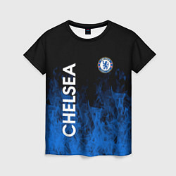 Футболка женская Chelsea пламя, цвет: 3D-принт