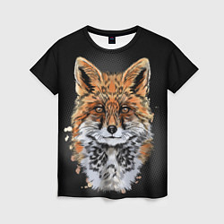 Женская футболка Красивая лисица