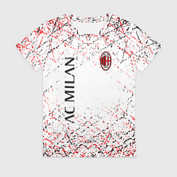 Футболка женская Ac milan logo, цвет: 3D-принт