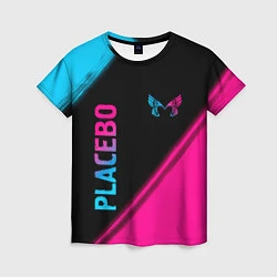 Футболка женская Placebo Neon Gradient, цвет: 3D-принт