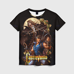 Футболка женская Castlevania - Leon & Alucard, цвет: 3D-принт