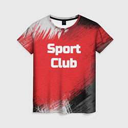 Футболка женская Sport Club Спортивный клуб, цвет: 3D-принт