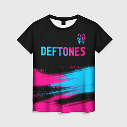 Футболка женская Deftones Neon Gradient, цвет: 3D-принт