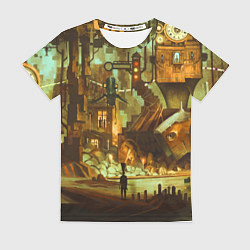 Футболка женская Cool Steampunk painting, цвет: 3D-принт